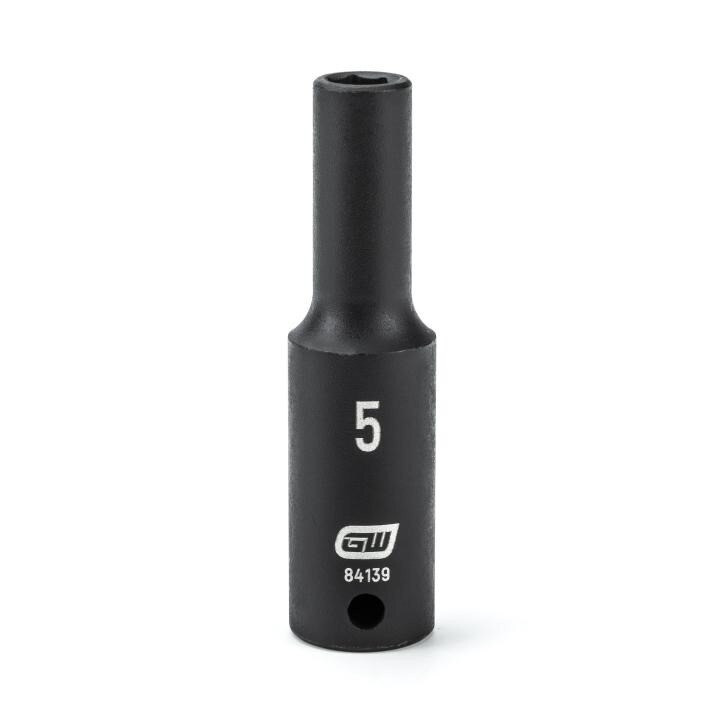Impact Socket, 1/4 Inch Drive, 6 Point, 5MM