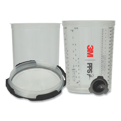 3M 7100135961 PPS Series 2.0 Spray Cup System Kits, Large, Plastic