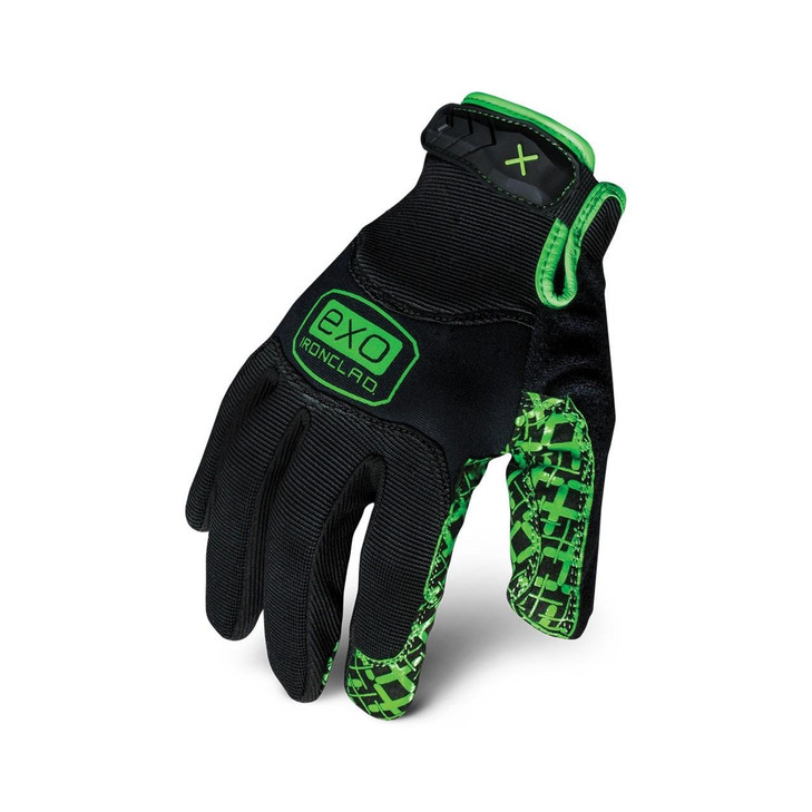 IRONCLAD EXO™ GRIP Gloves, Black, Large, 12/CS