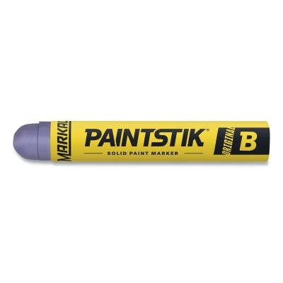 Markal 80228 Paintstik Original B Solid Paint Marker, 11/16 in dia, 4-3/4 in L, Purple