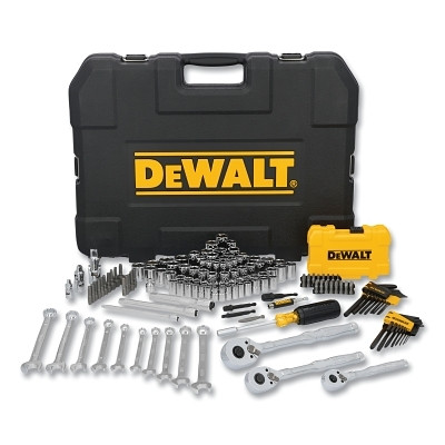 DeWalt DWMT45411 TOUGHSERIES Mechanics Tool Set, 155 Pc, 1/4 in, 3/8 in and 1/2 in Drive