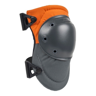 Alta 5090350 AltaPRO AltaLOK Hard Cap Industrial Knee Pad, Hook and Loop, Orange/Gray