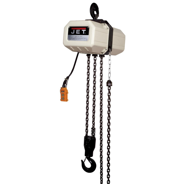 Jet 1SS-3C-20, 1 Ton, 3Ph, 20' Lift, 230/460V, Prewired 460V