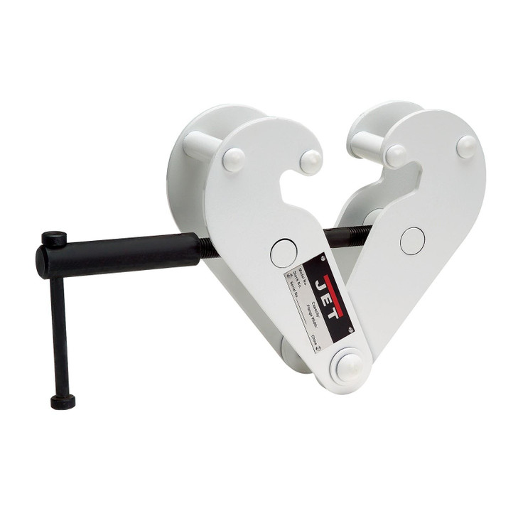 Jet JBC-2, 2 Ton, Fits 3" - 8-5/8" Wide Beam