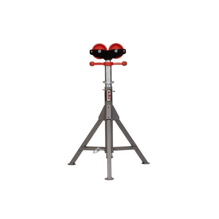 Folding Pipe Jack Stand with Steel Rollers, JPJ-FLD-SR