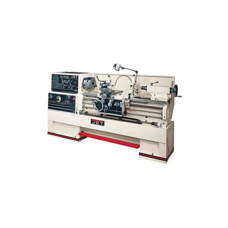 Jet GH-1640ZX Lathe with ACU-RITE 200S DRO and Taper Attachment Installed