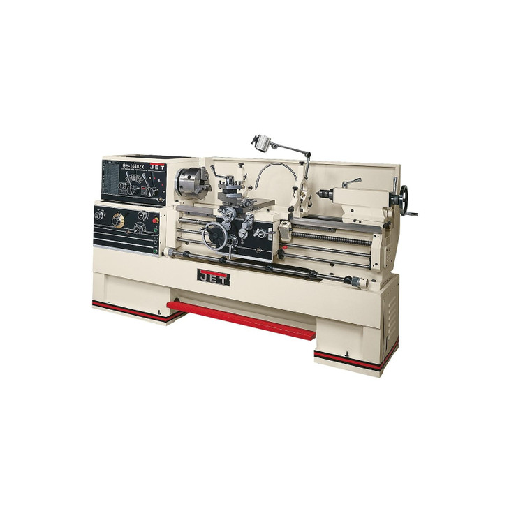 Jet GH-1440ZX Lathe with 2-axis ACU-RITE DRO 200S Installed