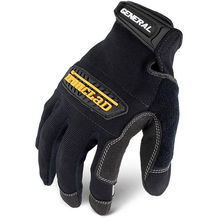 IRONCLAD GLOVES, GENERAL UTILITY, LARGE, BK
