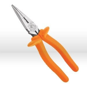 Klein Insulated Long Nose Plier,8 5/16In