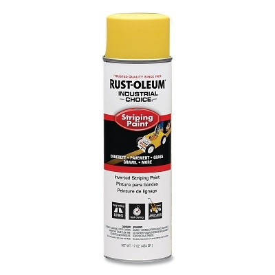 Rust-Oleum 1648838V Industrial Choice S1600 System Inverted Striping Paint, 18 oz, Yellow