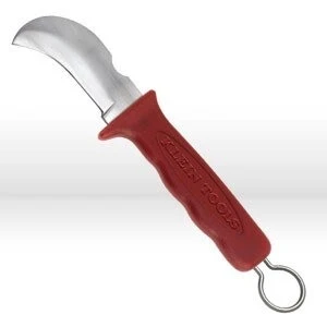 Side Cutting Plier, Knife, Lineman's Plastic, 3 INCH BLADE LENGTH; 8 INCH OVERALL LENGTH; TEMPERED STEEL BLADE MATERIAL; MOLDED PLASTIC HANDLE; INCLUSIONS/FEATURES LARGER FINGER GUARD, Packaging Qty- sold 1 each/ 6 per pack unit