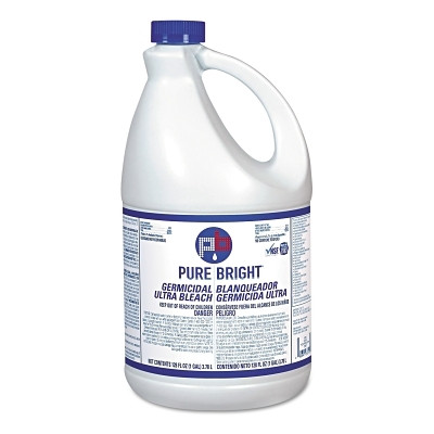 Pure Bright PUREBRIGHTGL Liquid Bleach, 1 gal, Bottle, 6%