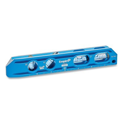Empire Level EM85.8 TRUE BLUE Die Cast Torpedo Level, 8 in, 4 vials