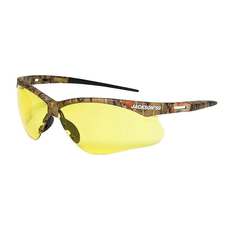 Safety Glasses, SG, Customizable, Amber, Wrap Around
