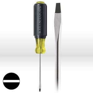 Keystone Tip Screwdriver, 3/32"x2" KEYSTONE TIP SCREW DRIVER MINI-CUSHION GRIP, Packaging Qty- sold 1 each/ 6 per pack unit