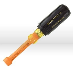 Nut Driver 3/16" Hex with 3" Hollow Shank and Cushion Grip