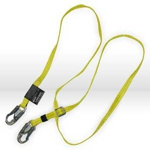 Lanyard, Nylon Web, 2 Locking-Snaps, Adjustable 6-1/2'-10' Long