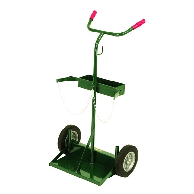 Harper Trucks 14286 Series 140 Truck, Holds 9-1/4 in to 10-1/2 in Cylinders, 10 in Solid Rubber, Ball Bearing Wheels