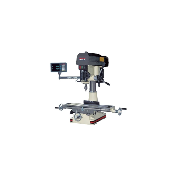 JET JMD-18, Mill/Drill With ACU-RITE VUE DRO and X-Axis Table Powerfeed
