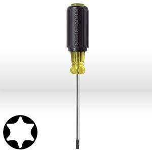 Torx Screwdriver, Cushion-Grip, T20, Chrome, Plastic, Black