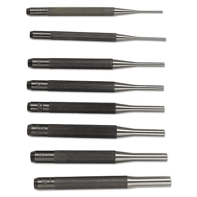 General Tools SPC75 8 Pc. Drive Pin Punch Set, Round, English, Plastic Case