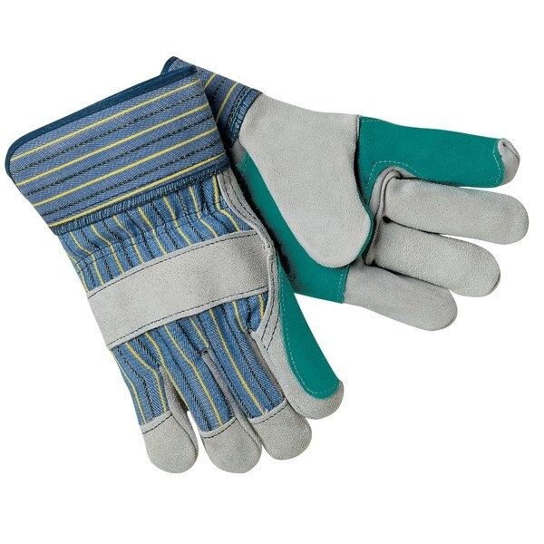 Leather Palm Gloves, Double Palm, A Select, Cowhide, Leather