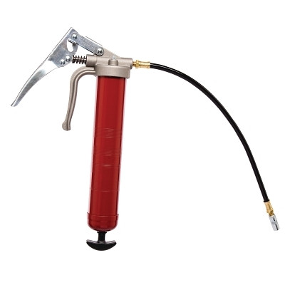Alemite 555-E Medium-Duty Pistol Grip Grease Gun with Flex Hose Single