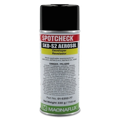 Magnaflux 01535278 Spotcheck SKD-S2, Solvent Developer, 11.6 oz, Aerosol Can