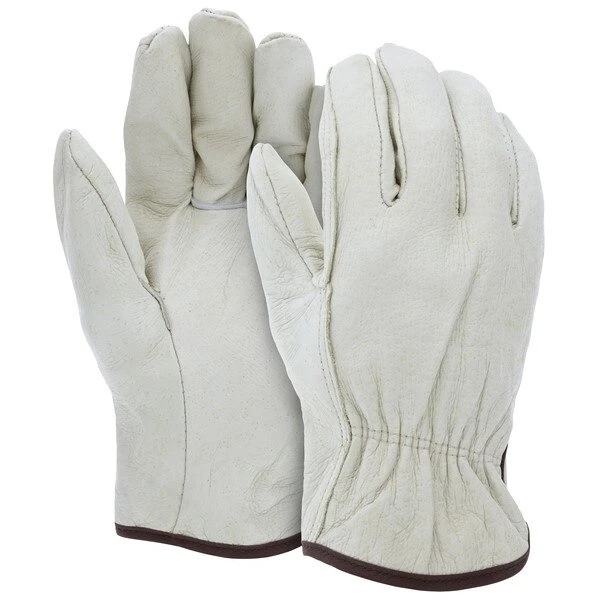 Drivers Gloves, CV Grade, Pigskin, Large, Leather, Beige