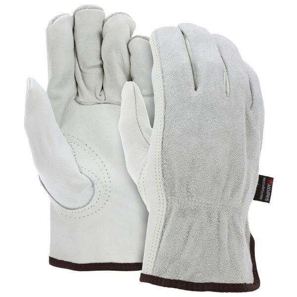 Drivers Gloves, CV Grade, Cowhide, Small, Leather, Beige