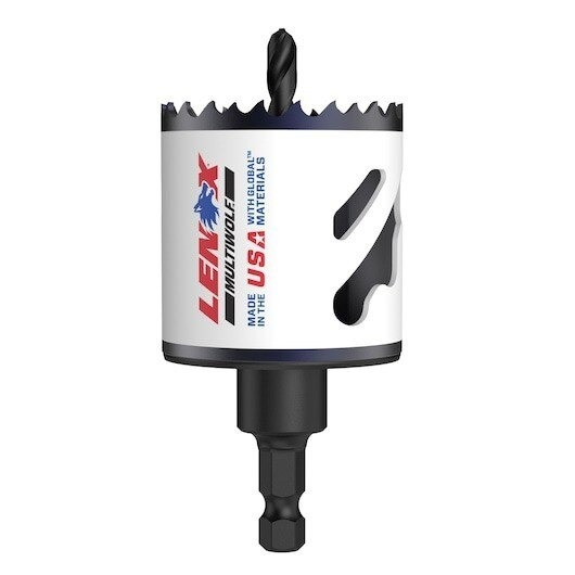 Hole Saws, Speed Slot, 1 in Dia, Bi-Metal, 1-7/8 in D
