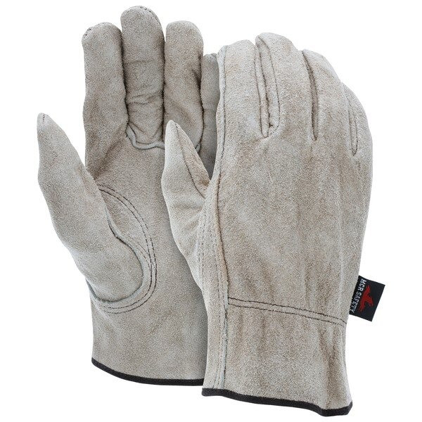 Drivers Gloves, Select Grade, Cowhide, Large, Leather, Brown