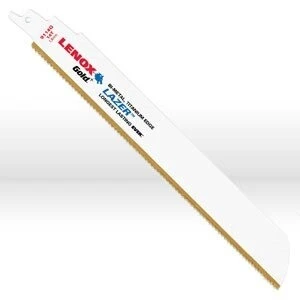 LENOX Reciprocating Saw Blade, 9" 9114G 14T 5PK RECIP BLADE GOLD