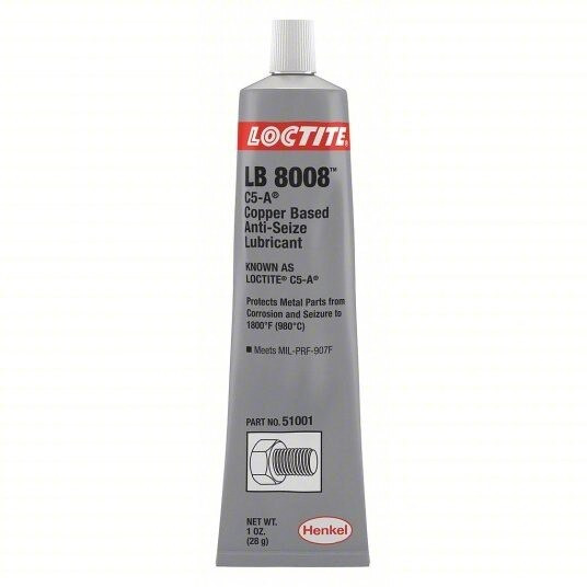 Anti Seize Lubricant, LB 8008 C5-A, 1oz, Tube, 48/BX