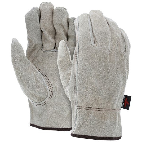 Drivers Gloves, Cowhide, X-Large, Leather, Brown