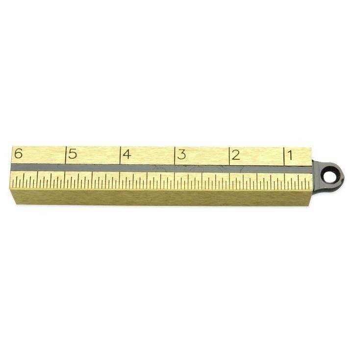 Plumb Bob, SAE/Metric, 0.87 Inch, Brass, 7.2 Inch, 1.1 Inch
