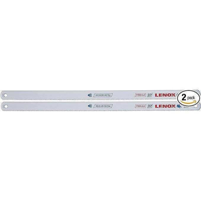 LENOX HACKSAW-T024HE 10 X1/2X023X24, Pack Qty: 2 Blades/Pack
