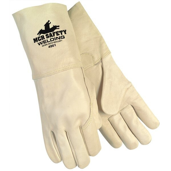 Welding Gloves, Memphis, X-Large, Leather, Beige