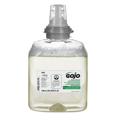 Gojo 566502 Green Certified Foam Hand Cleaner Refill, 1200 mL, Cartridge, Refill for TFX Dispenser
