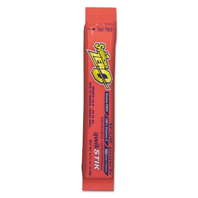 Sqwincher 159060102 Qwik Stik ZERO Sugar, 0.11 oz, Pack, Yields 20 oz, Fruit Punch