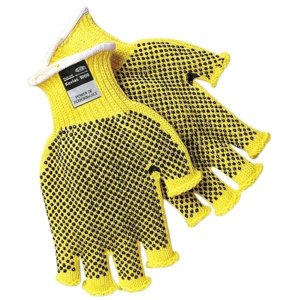 Cut Resistant Gloves, Kevlar, X-Large, Brown/Yellow