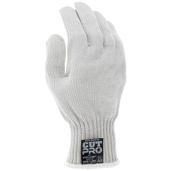 Cut Resistant Gloves, Steelcore, Large, White, 7 ga THK