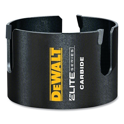 DeWalt DAH44 ELITE SERIES Hole Saw, Carbide, Multi-Material Cutting, 4 in dia Cutting x 2-7/16 in D Cutting