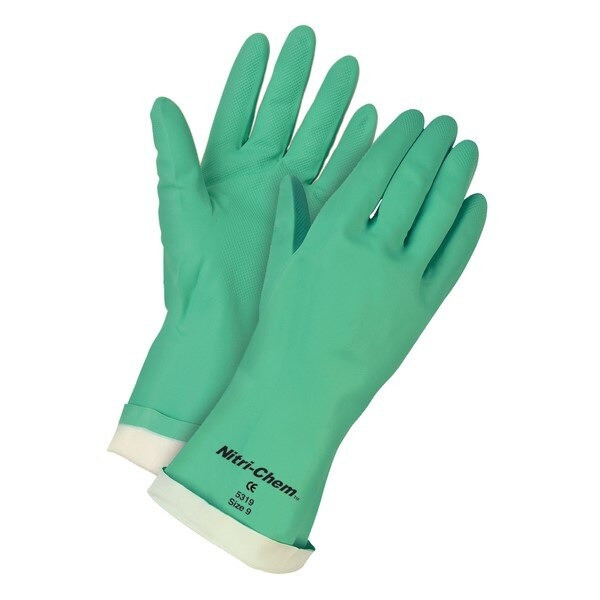 Chemical Resistance Gloves, Nitri-Chem, Nitrile, X-Small