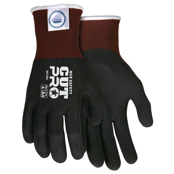 Cut Resistant Gloves, Diamond Tech, X-Large, Black
