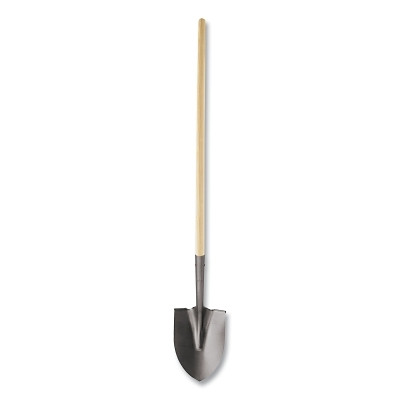 True Temper 1554300 Eagle Size 2 Round Point Long-Handle Shovel 11" x 8-1/4" Blade 46" White Ash Handle Single
