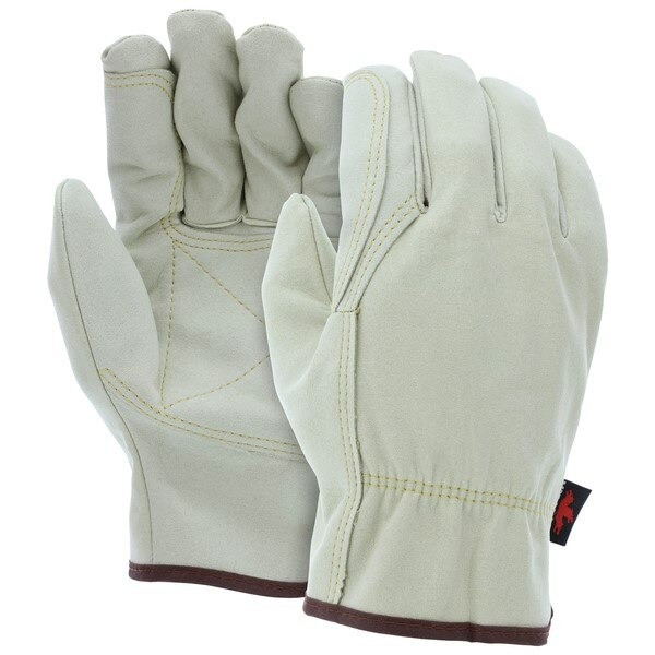 Drivers Gloves, Double Palm, Synthetic, Medium, Synthetic