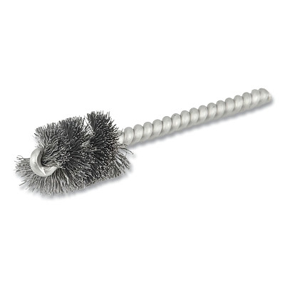 Weiler 21076 Model SM-3/4 Single Spiral Power Tube Brush 3/4 In Dia 0.006 In Steel