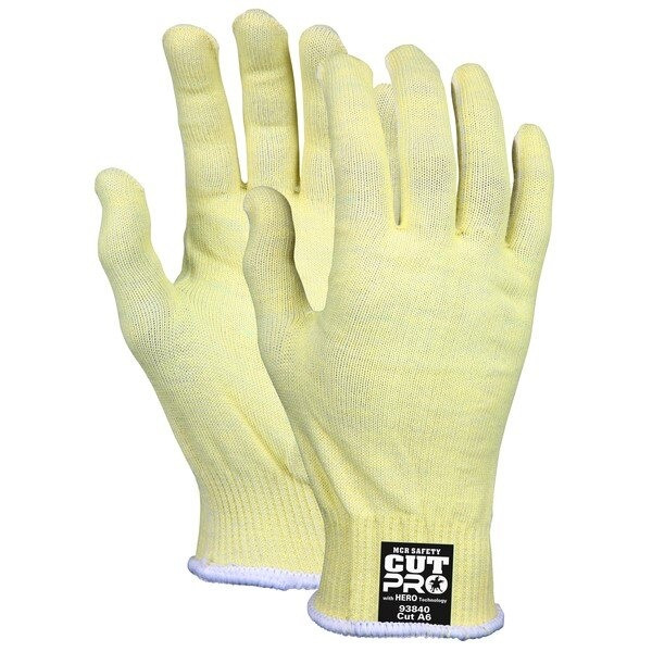 Cut Resistant Gloves, Kevlar/Steel, X-Small, Yellow