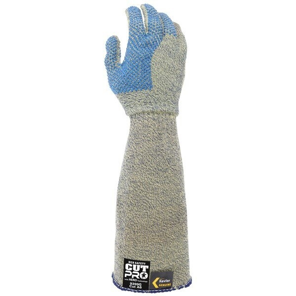 Cut Resistant Gloves, Kevlar, Medium, Yellow, 7 ga THK